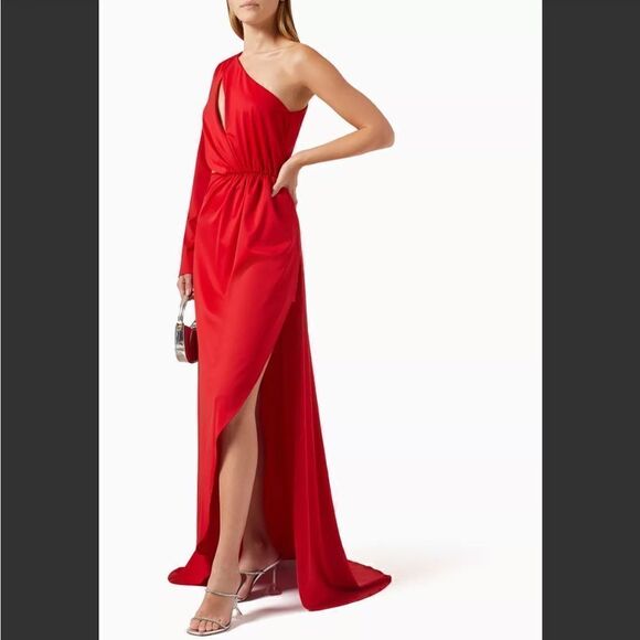 YAURA
Salewa red dress One-shoulder Maxi Gown in Viscose - Picture 1 of 10